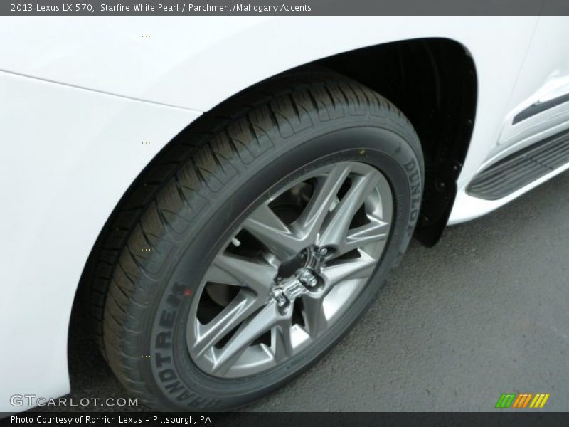 Starfire White Pearl / Parchment/Mahogany Accents 2013 Lexus LX 570