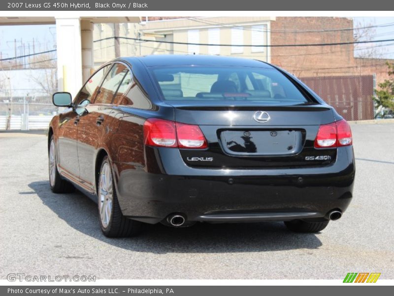 Black Onyx / Black 2007 Lexus GS 450h Hybrid