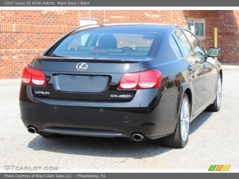 Black Onyx / Black 2007 Lexus GS 450h Hybrid