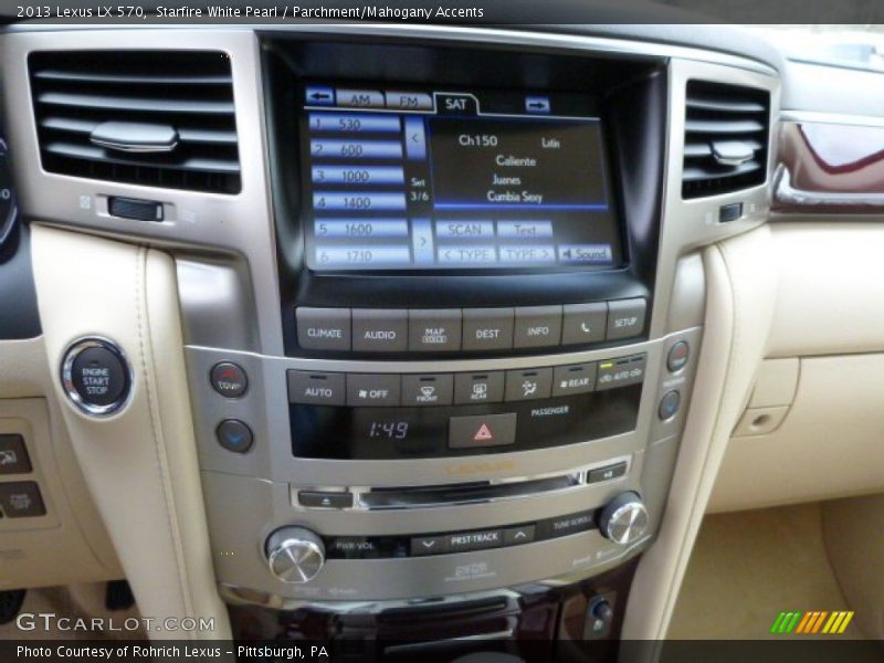 Controls of 2013 LX 570