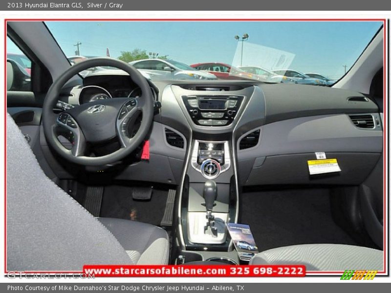 Silver / Gray 2013 Hyundai Elantra GLS