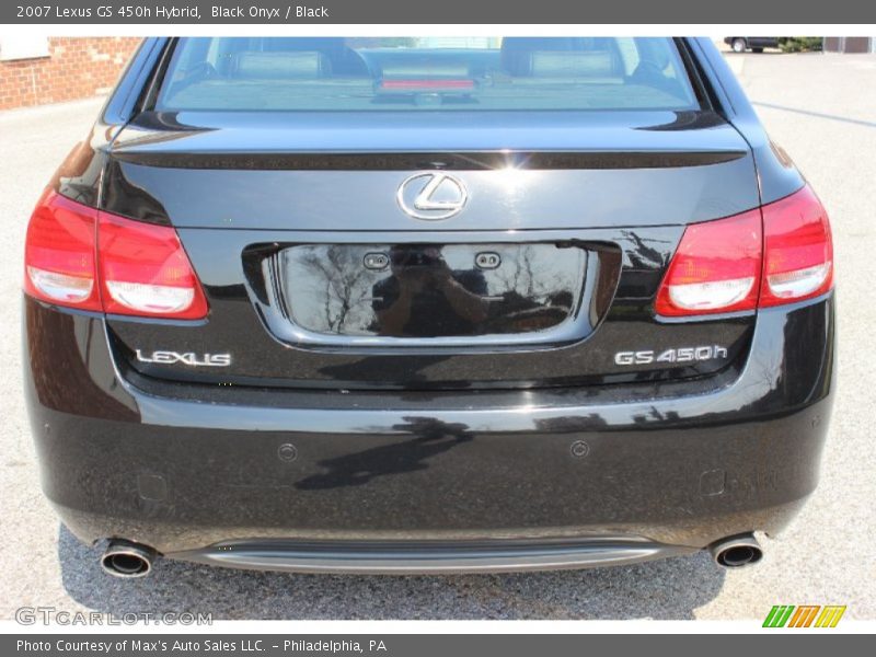 Black Onyx / Black 2007 Lexus GS 450h Hybrid