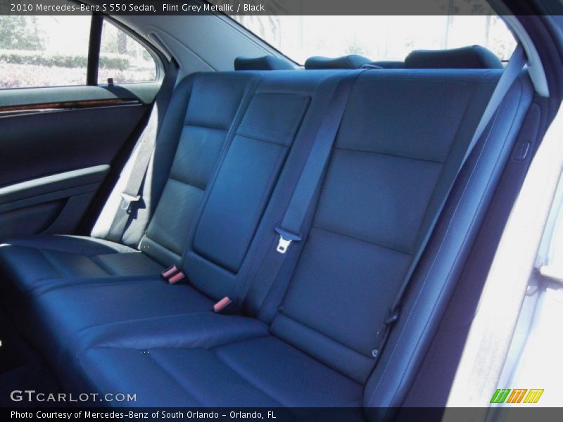 Flint Grey Metallic / Black 2010 Mercedes-Benz S 550 Sedan