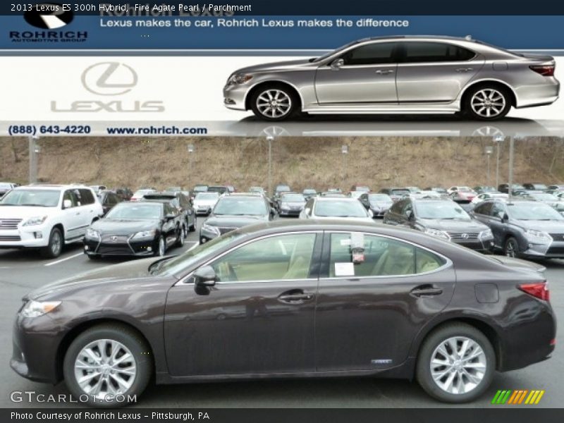 Fire Agate Pearl / Parchment 2013 Lexus ES 300h Hybrid