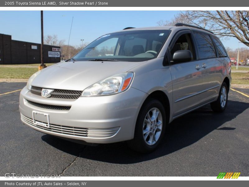 Silver Shadow Pearl / Stone 2005 Toyota Sienna LE AWD