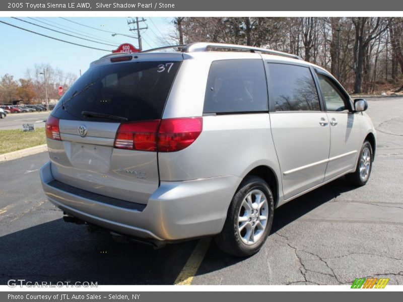 Silver Shadow Pearl / Stone 2005 Toyota Sienna LE AWD