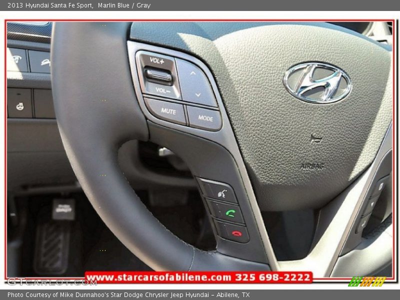 Marlin Blue / Gray 2013 Hyundai Santa Fe Sport