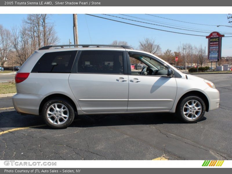 Silver Shadow Pearl / Stone 2005 Toyota Sienna LE AWD