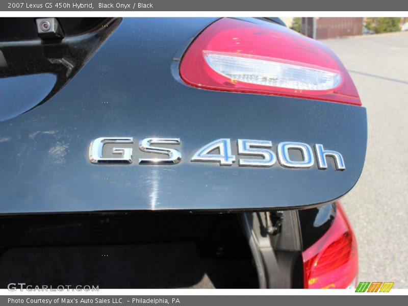 Black Onyx / Black 2007 Lexus GS 450h Hybrid