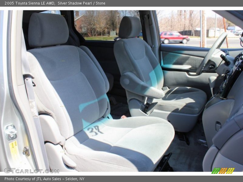 Silver Shadow Pearl / Stone 2005 Toyota Sienna LE AWD