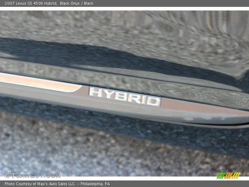 Black Onyx / Black 2007 Lexus GS 450h Hybrid