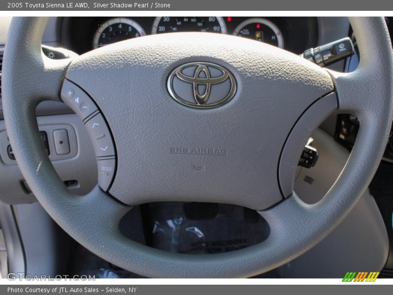 Silver Shadow Pearl / Stone 2005 Toyota Sienna LE AWD