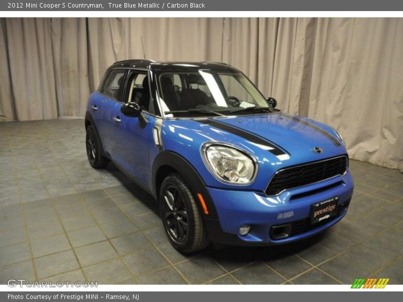 True Blue Metallic / Carbon Black 2012 Mini Cooper S Countryman