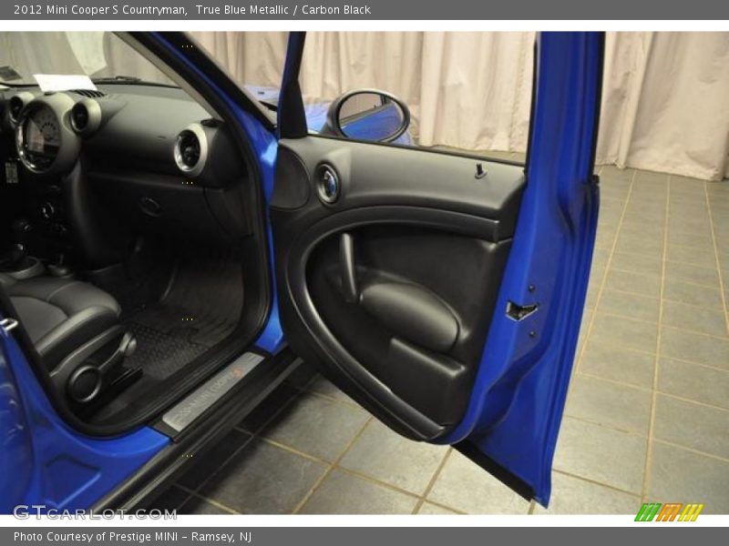 True Blue Metallic / Carbon Black 2012 Mini Cooper S Countryman