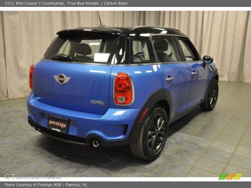 True Blue Metallic / Carbon Black 2012 Mini Cooper S Countryman