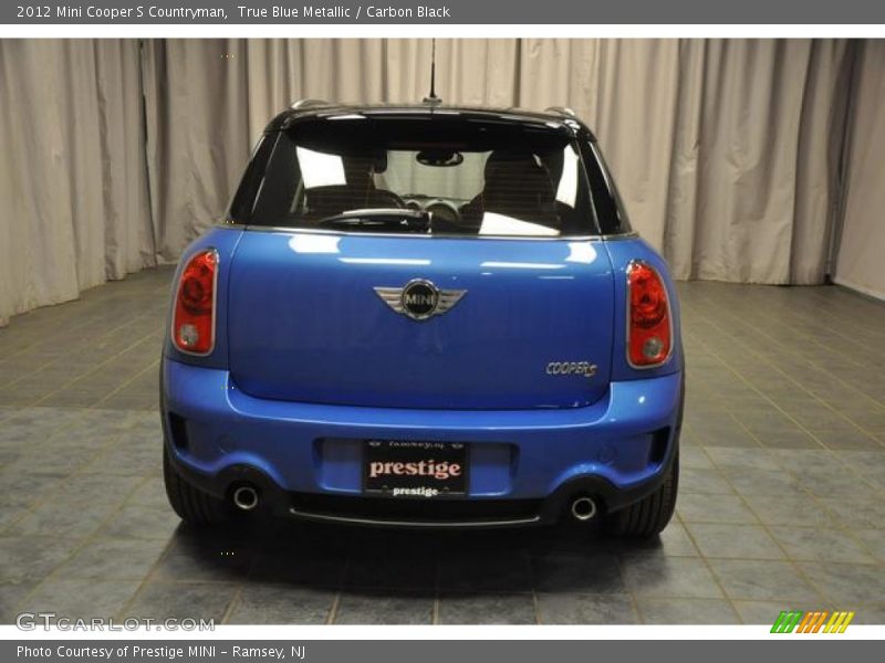 True Blue Metallic / Carbon Black 2012 Mini Cooper S Countryman