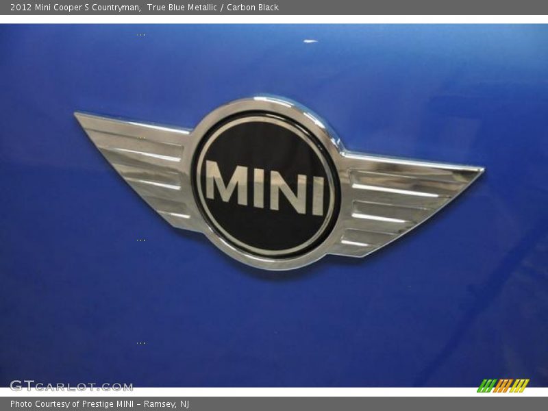True Blue Metallic / Carbon Black 2012 Mini Cooper S Countryman