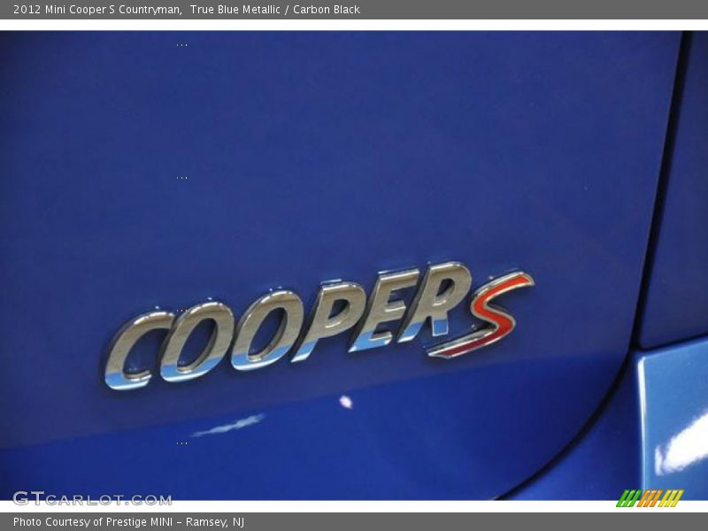 True Blue Metallic / Carbon Black 2012 Mini Cooper S Countryman