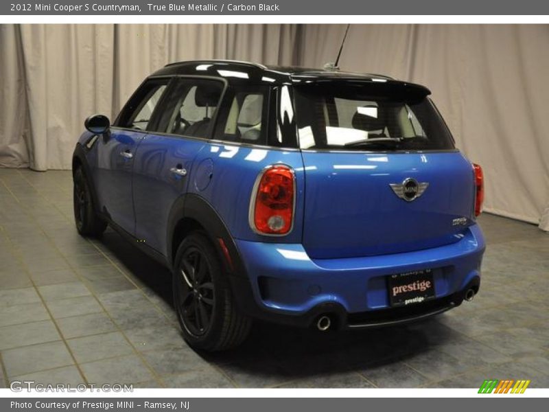 True Blue Metallic / Carbon Black 2012 Mini Cooper S Countryman