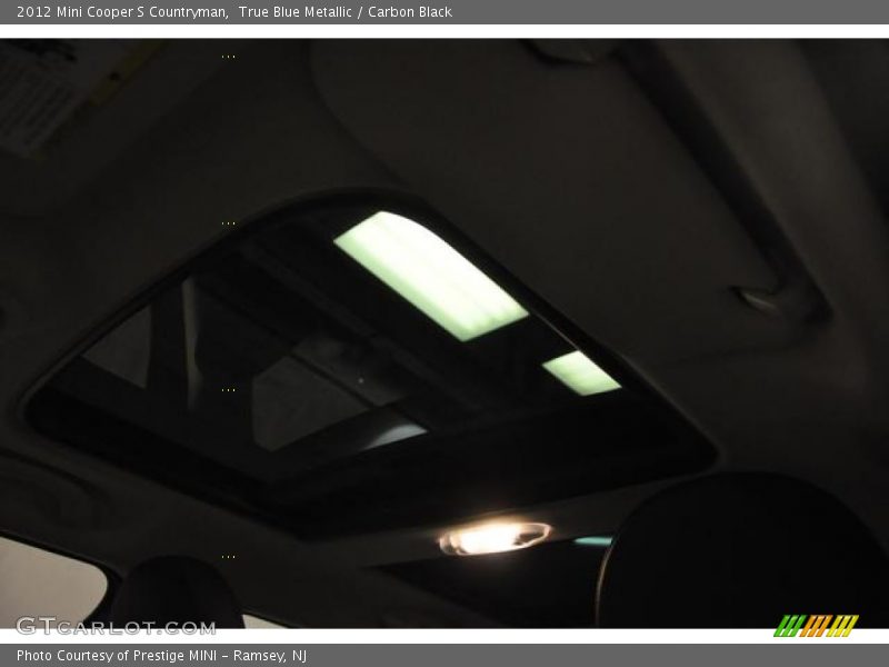 True Blue Metallic / Carbon Black 2012 Mini Cooper S Countryman
