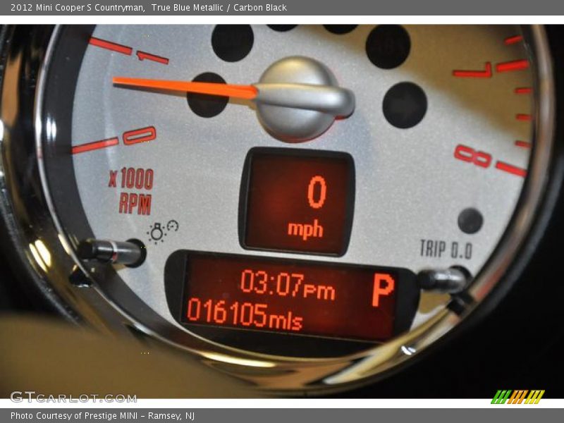 True Blue Metallic / Carbon Black 2012 Mini Cooper S Countryman