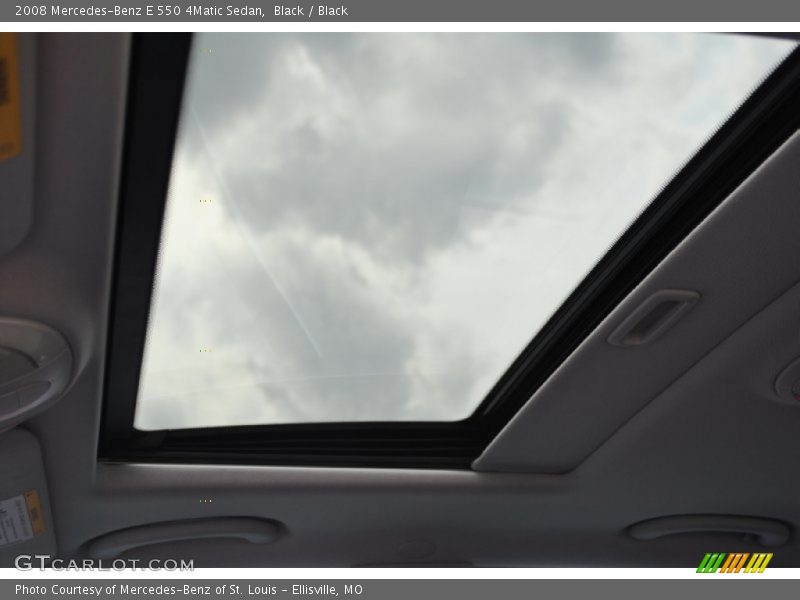 Black / Black 2008 Mercedes-Benz E 550 4Matic Sedan