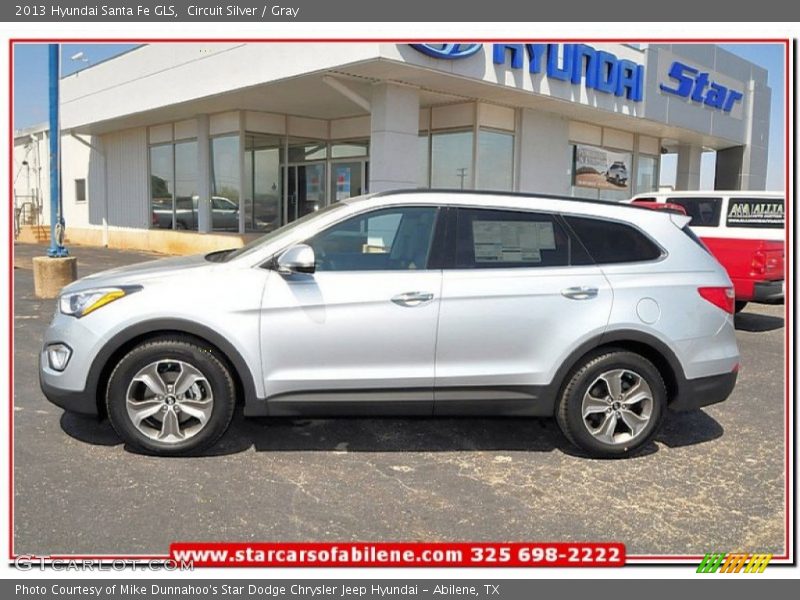 Circuit Silver / Gray 2013 Hyundai Santa Fe GLS