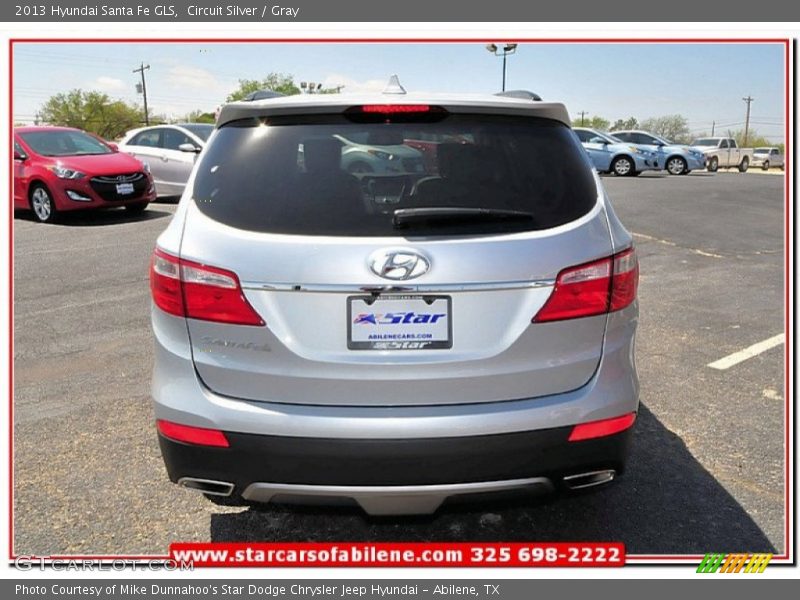 Circuit Silver / Gray 2013 Hyundai Santa Fe GLS