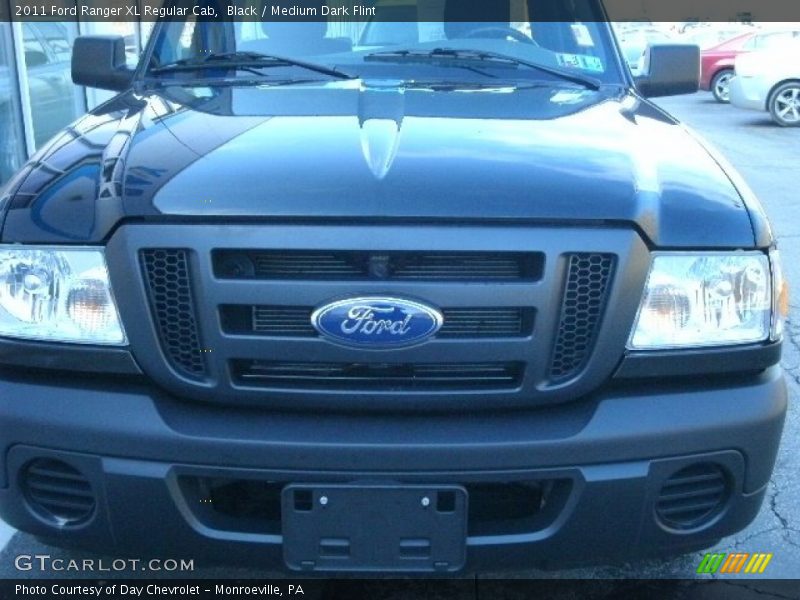 Black / Medium Dark Flint 2011 Ford Ranger XL Regular Cab