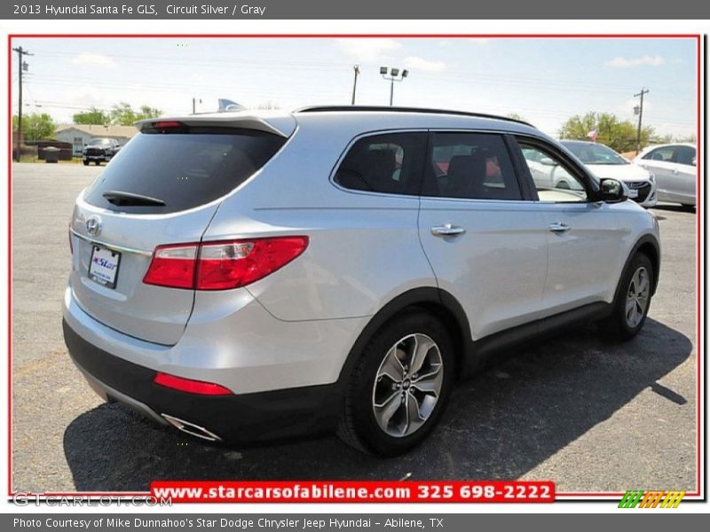 Circuit Silver / Gray 2013 Hyundai Santa Fe GLS