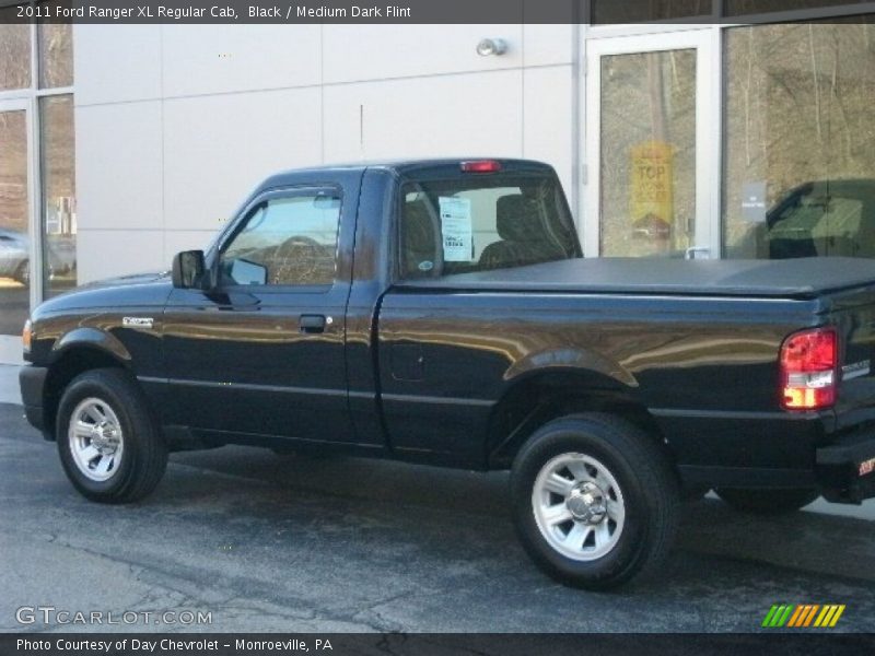Black / Medium Dark Flint 2011 Ford Ranger XL Regular Cab