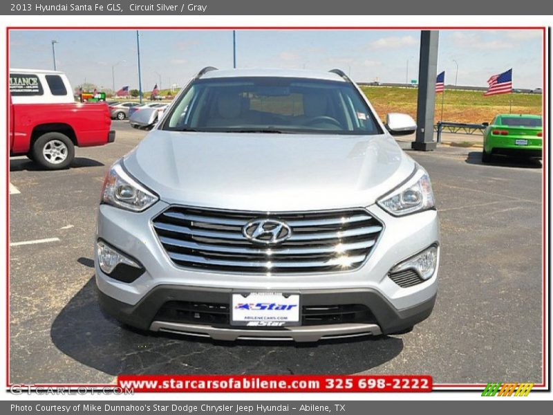 Circuit Silver / Gray 2013 Hyundai Santa Fe GLS