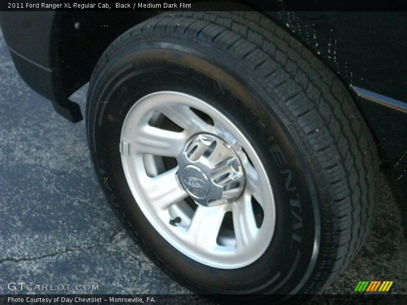 Black / Medium Dark Flint 2011 Ford Ranger XL Regular Cab