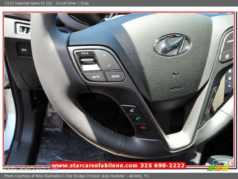 Circuit Silver / Gray 2013 Hyundai Santa Fe GLS