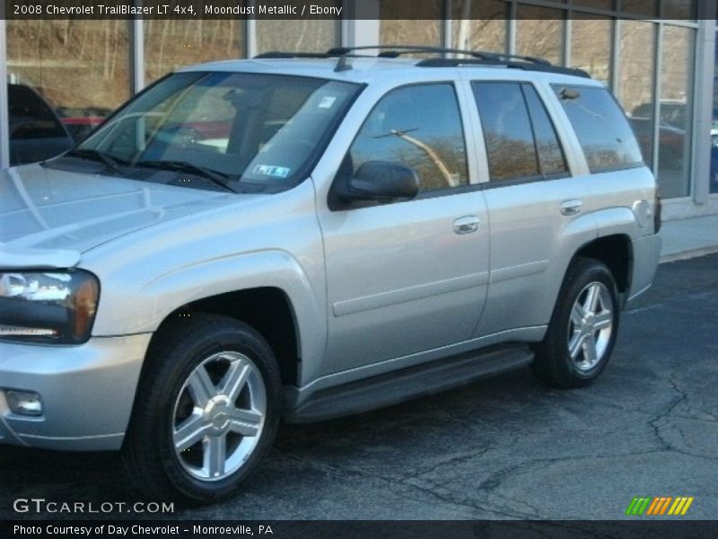 Moondust Metallic / Ebony 2008 Chevrolet TrailBlazer LT 4x4