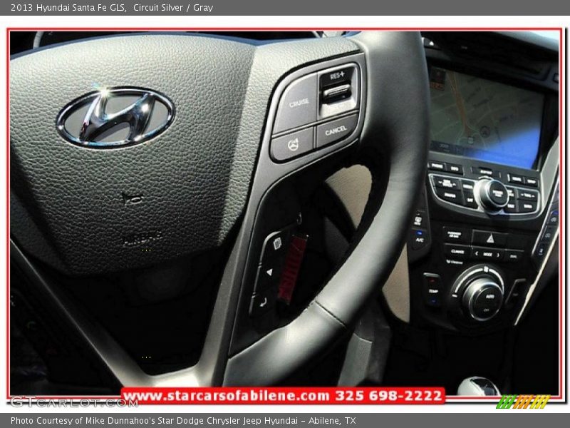 Circuit Silver / Gray 2013 Hyundai Santa Fe GLS
