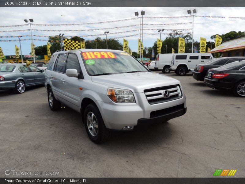 Billet Silver Metallic / Gray 2006 Honda Pilot EX