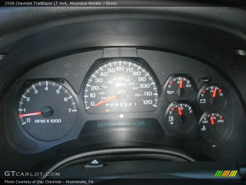 Moondust Metallic / Ebony 2008 Chevrolet TrailBlazer LT 4x4