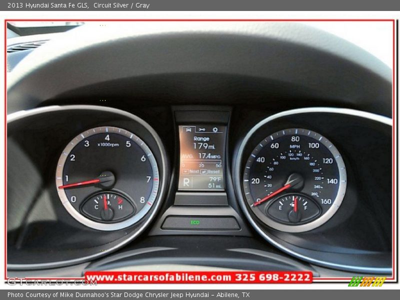 Circuit Silver / Gray 2013 Hyundai Santa Fe GLS