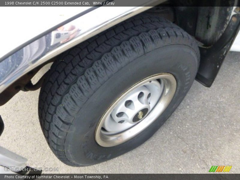 White / Gray 1998 Chevrolet C/K 2500 C2500 Extended Cab