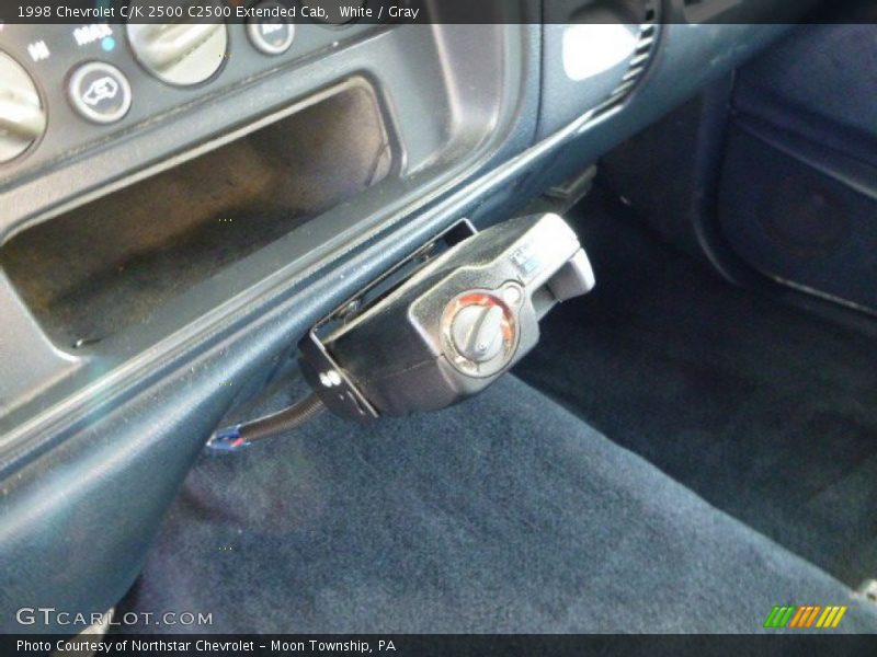 White / Gray 1998 Chevrolet C/K 2500 C2500 Extended Cab