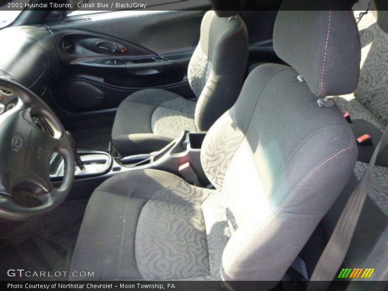  2001 Tiburon  Black/Gray Interior