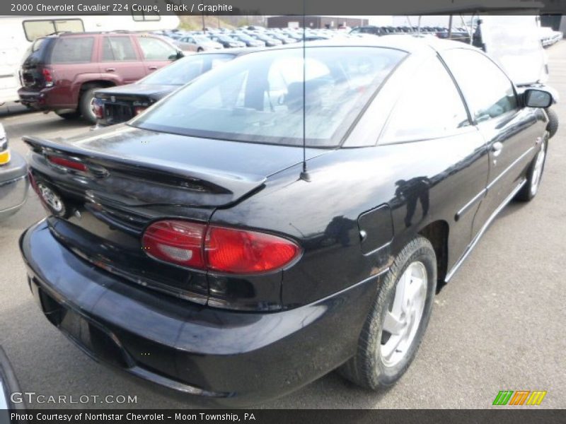 Black / Graphite 2000 Chevrolet Cavalier Z24 Coupe