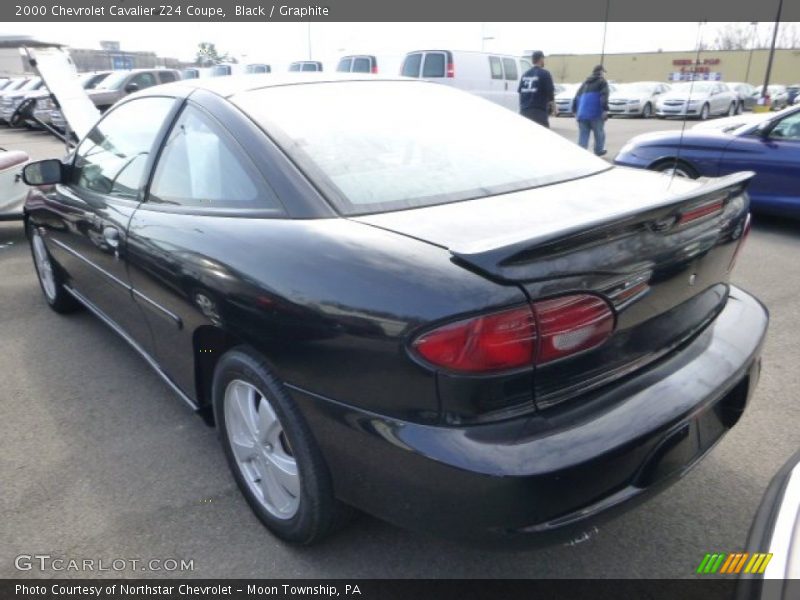 Black / Graphite 2000 Chevrolet Cavalier Z24 Coupe