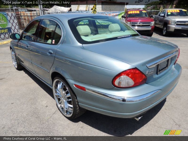 Zircon Metallic / Ivory 2004 Jaguar X-Type 3.0