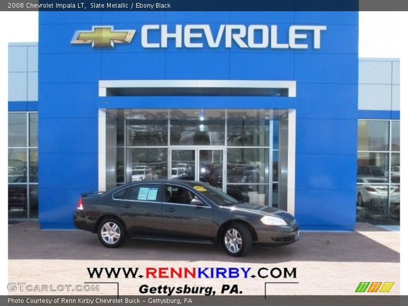 Slate Metallic / Ebony Black 2008 Chevrolet Impala LT