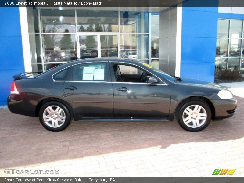 Slate Metallic / Ebony Black 2008 Chevrolet Impala LT