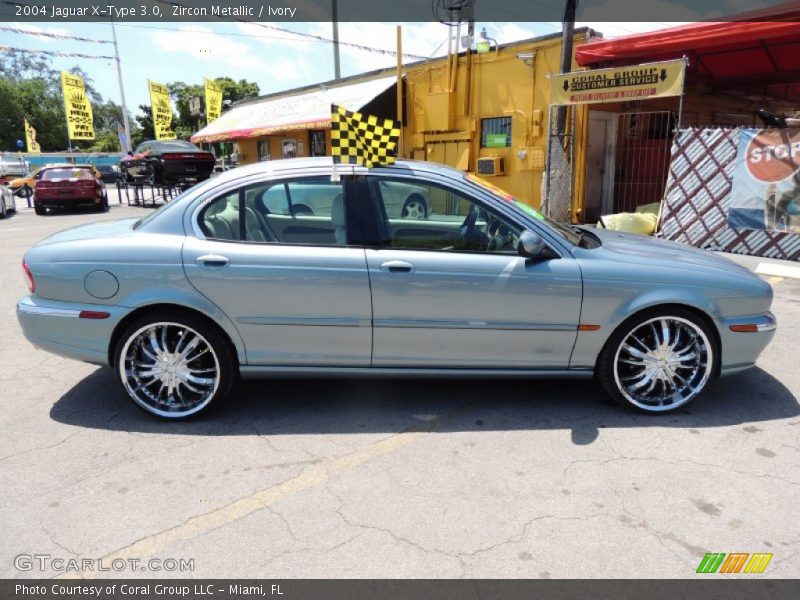 Zircon Metallic / Ivory 2004 Jaguar X-Type 3.0