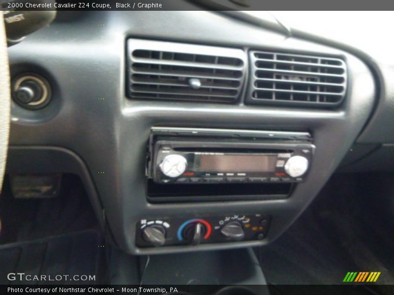 Black / Graphite 2000 Chevrolet Cavalier Z24 Coupe