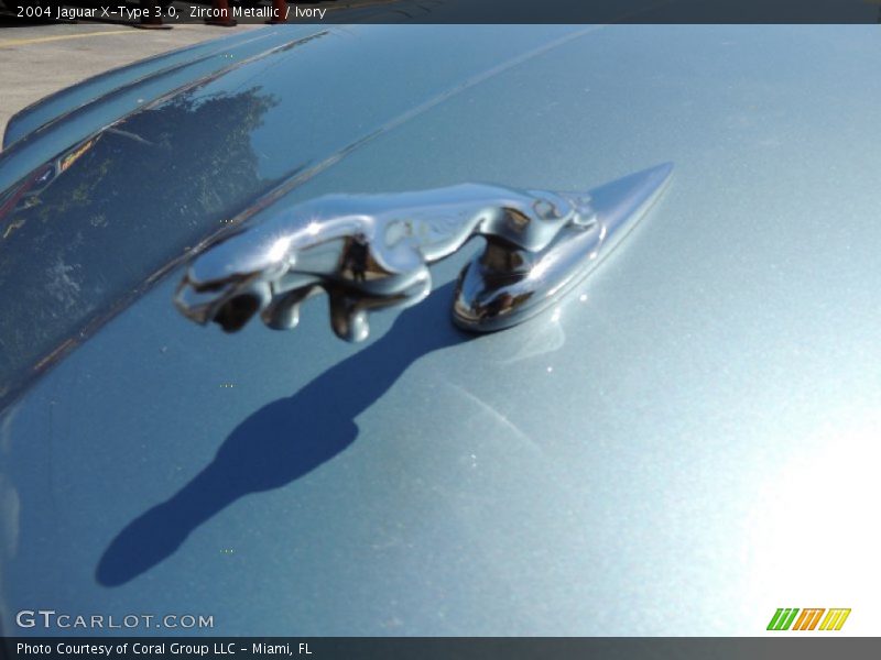 Zircon Metallic / Ivory 2004 Jaguar X-Type 3.0